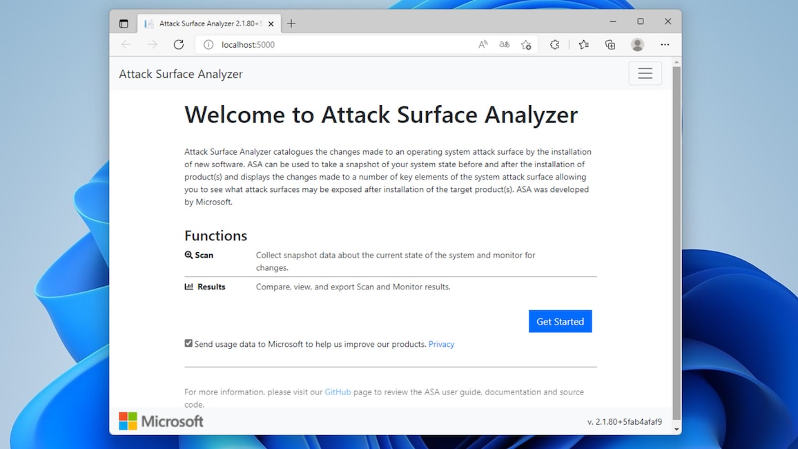 Microsoft Attack Surface Analyzer