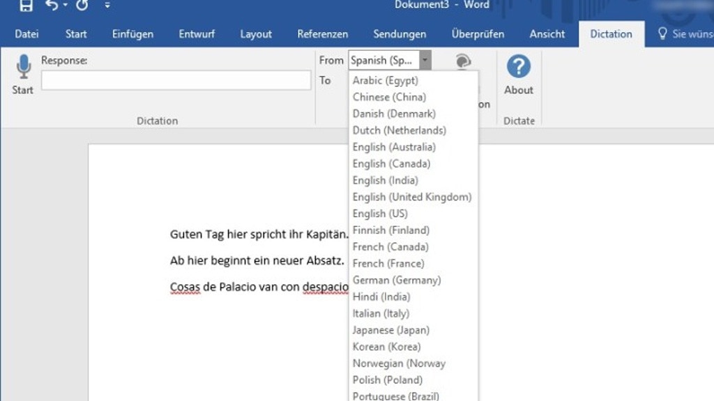 Microsoft Dictate: Tippen per Sprache auf Cortana-Basis