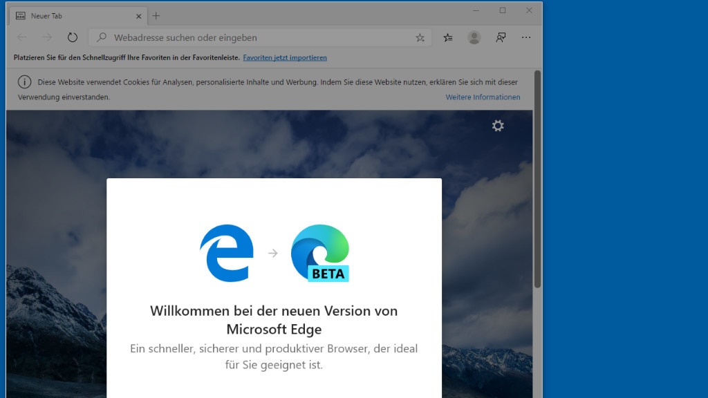 Microsoft Edge (Chromium-Basis, Top-Programme)