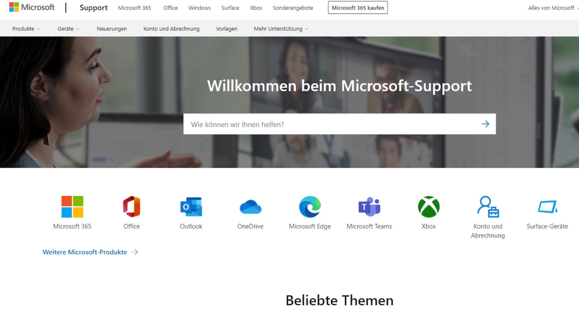 Microsoft Fix-it-Supportcenter (Tuning)