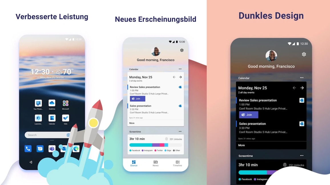 Microsoft Launcher (Android-App, Tuning) Microsoft Launcher (Android-App, Tuning)
