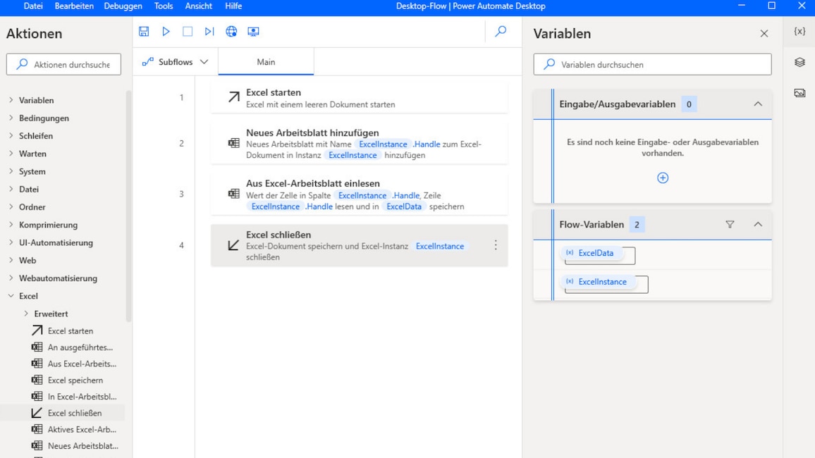 Microsoft Power Automate Desktop (Tuning)