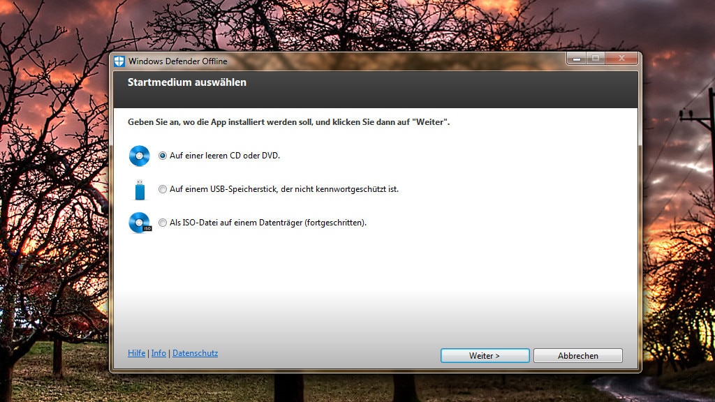 Microsoft Windows Defender Offline (Sicherheit) Microsoft Windows Defender Offline (Sicherheit)