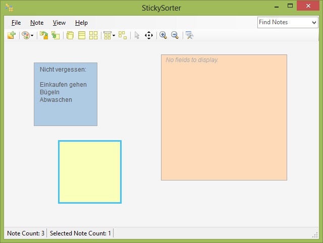 StickySorter und Microsoft Sticky Notes (Büro) StickySorter und Microsoft Sticky Notes (Büro)