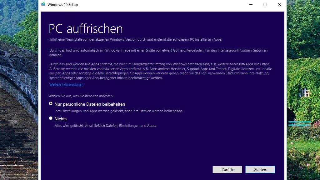 Tuning: Windows 10 Refresh Tool (Clean Install) Tuning: Windows 10 Refresh Tool (Clean Install)