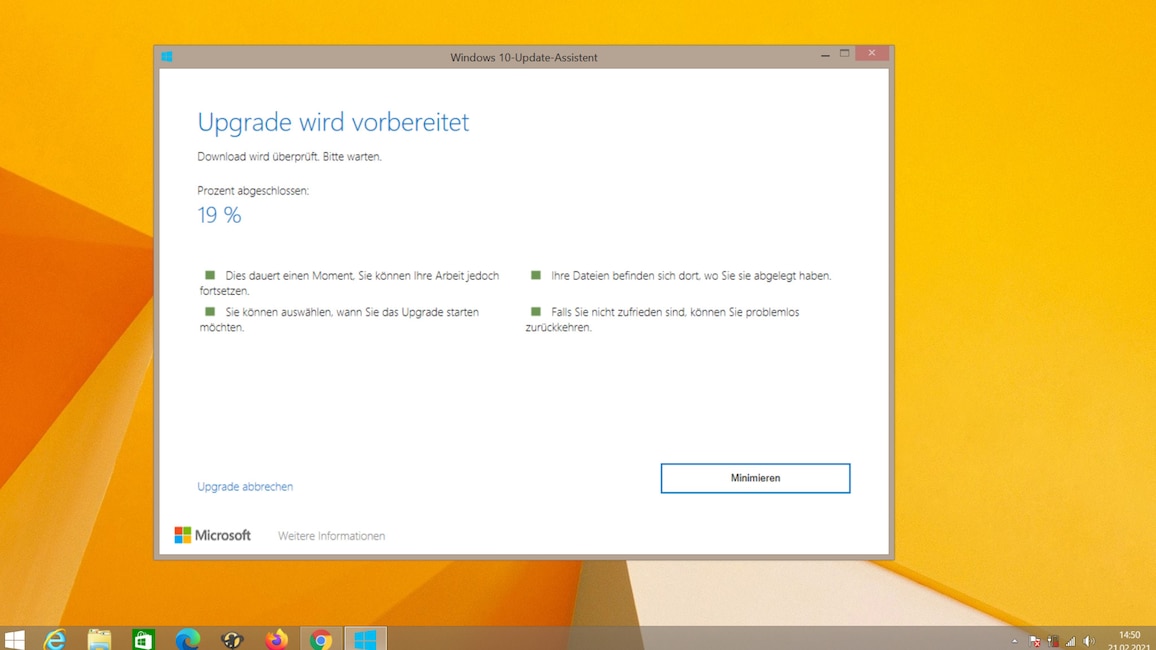 Windows 10 Update Assistent (Tuning)