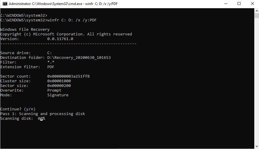 Windows File Recovery (Sicherheit) Windows File Recovery (Sicherheit)