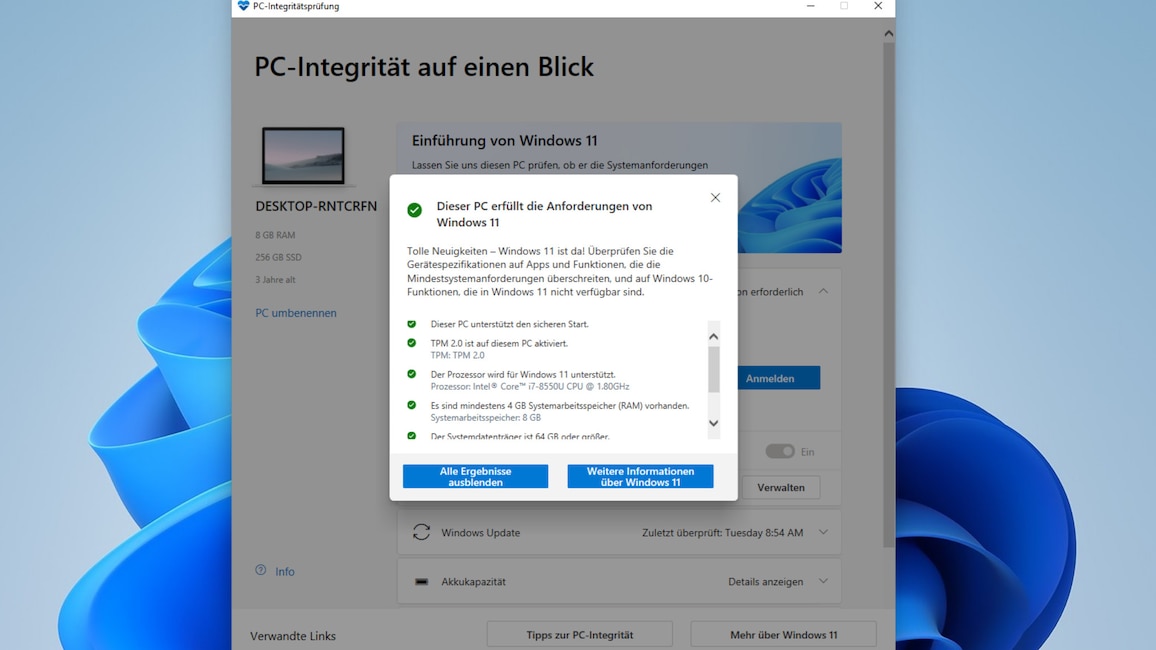Windows PC Health Check: Windows-11-Test-Tool Windows PC Health Check: Windows-11-Test-Tool