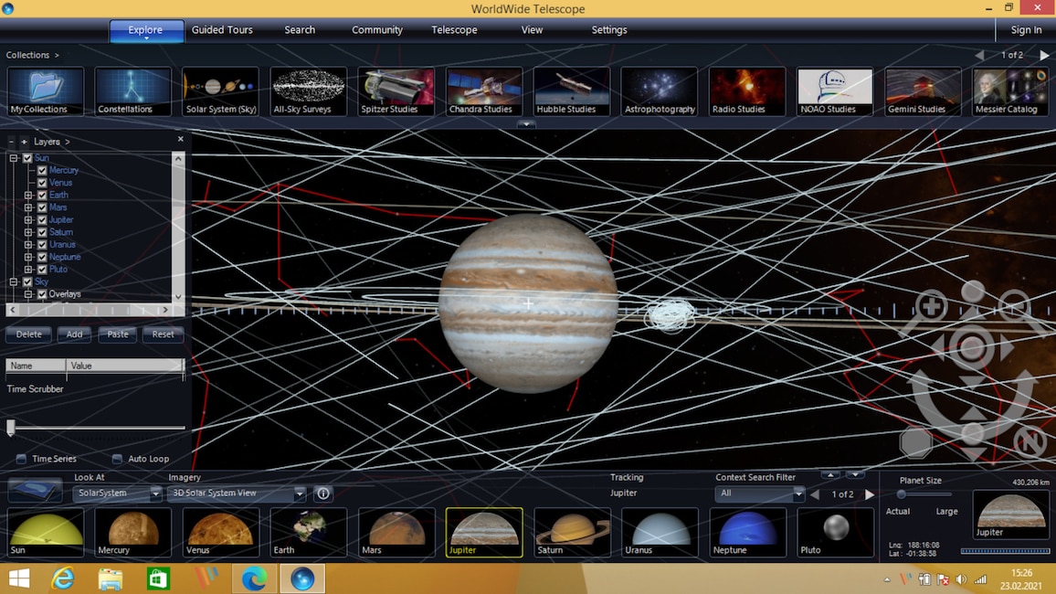 WorldWide Telescope: Weltraum-Erkundung