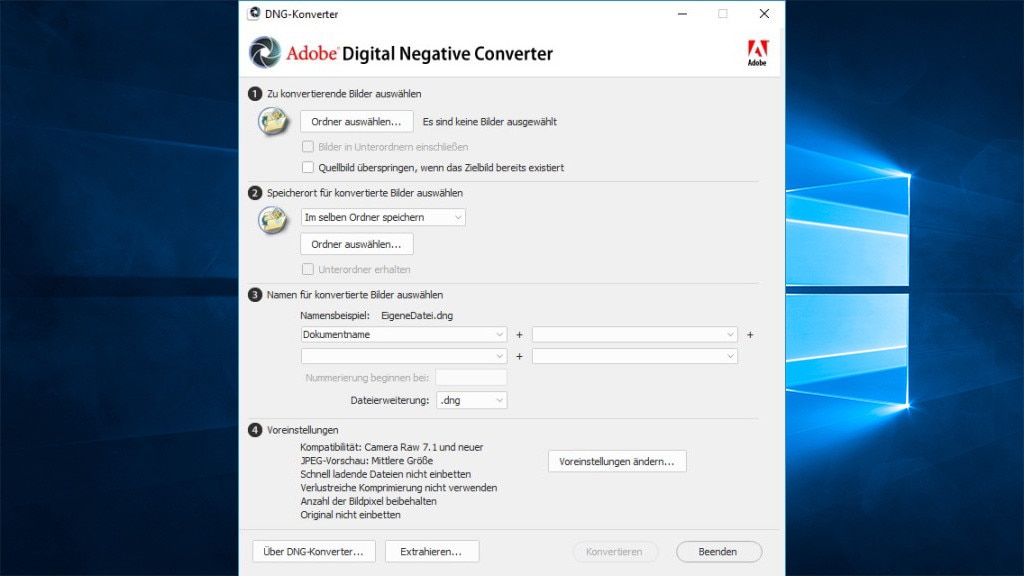 Adobe DNG Converter & Camera Raw