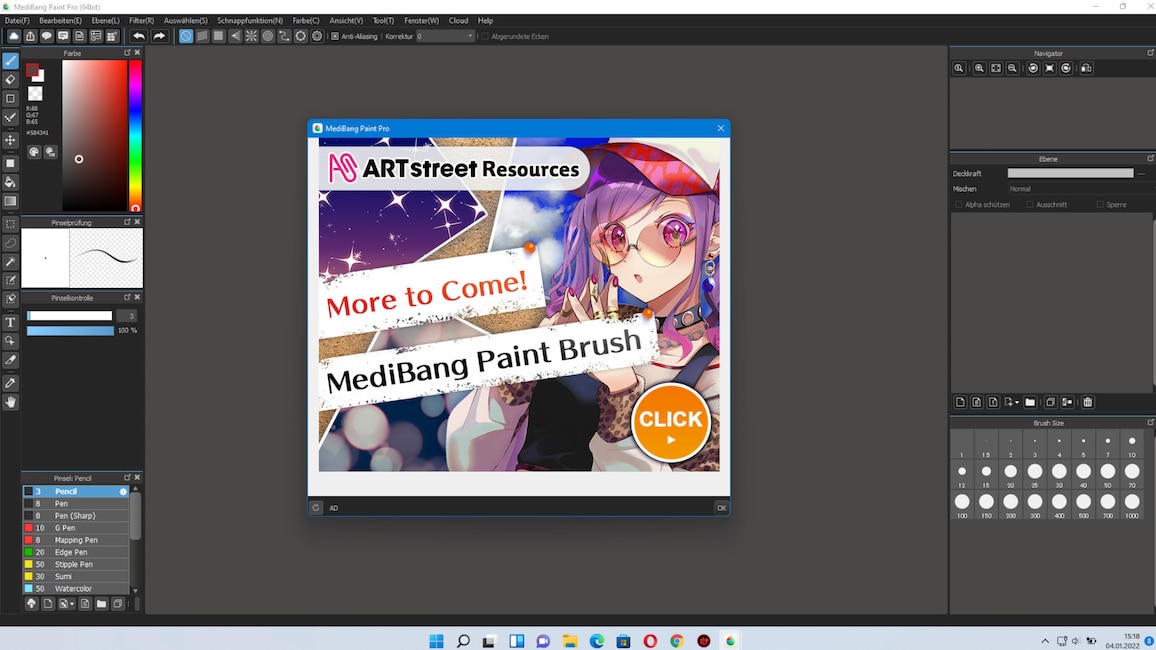 Platz 42: MediBang Paint Pro