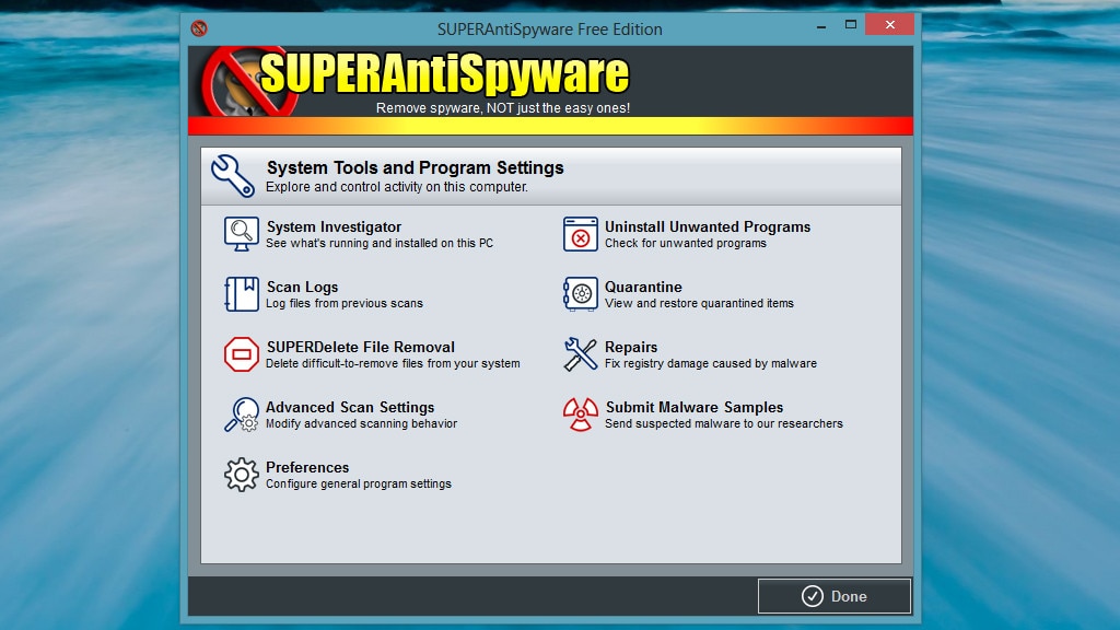 Malware entfernen: SuperAntiSpyware Free Edition Malware entfernen: SuperAntiSpyware Free Edition