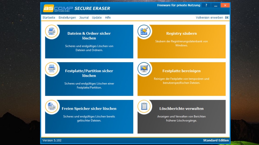 Sicher löschen: Secure Eraser Sicher löschen: Secure Eraser