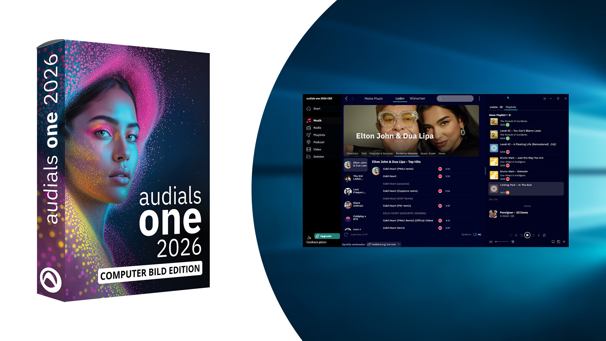 Gratis-Download: Audials One 2026 - COMPUTER BILD