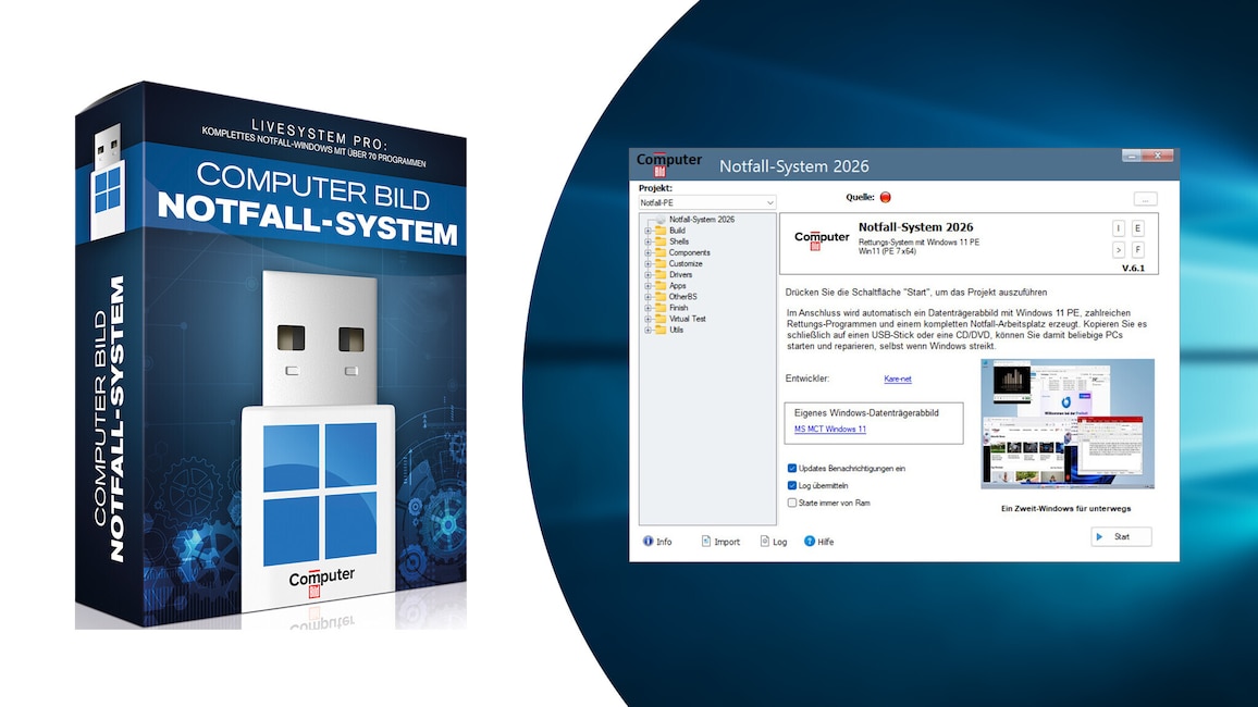 COMPUTER BILD-Notfall-System