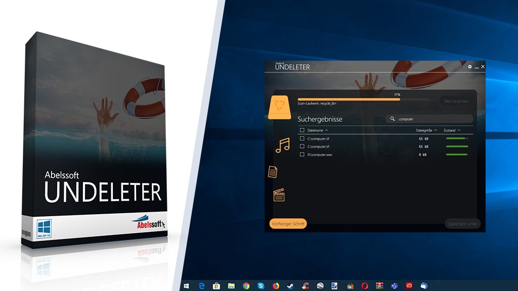 Datenrettung: Abelssoft Undeleter – Kostenlose Vollversion Datenrettung: Abelssoft Undeleter – Kostenlose Vollversion