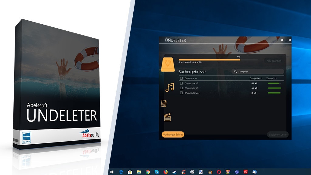 Datenrettung: Abelssoft Undeleter – Kostenlose Vollversion