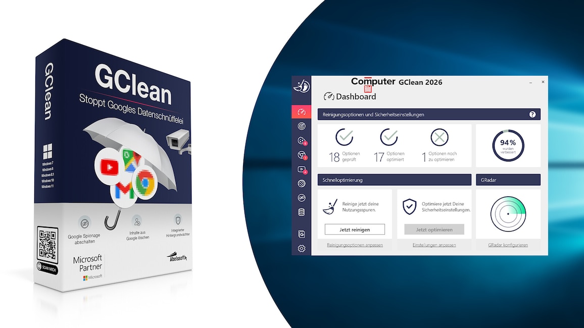 Sicherheit: GoogleClean - COMPUTER BILD-Edition