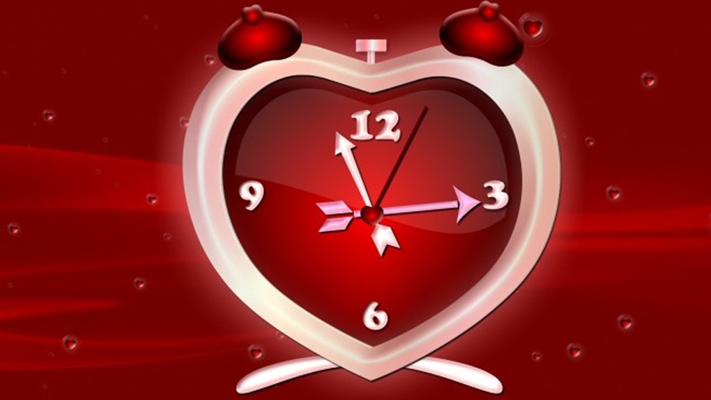 Platz 37: Heart Clock Screensaver