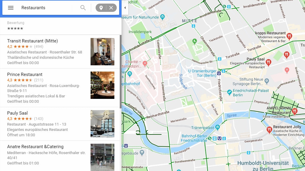 Google Maps: Karten zum Navigieren