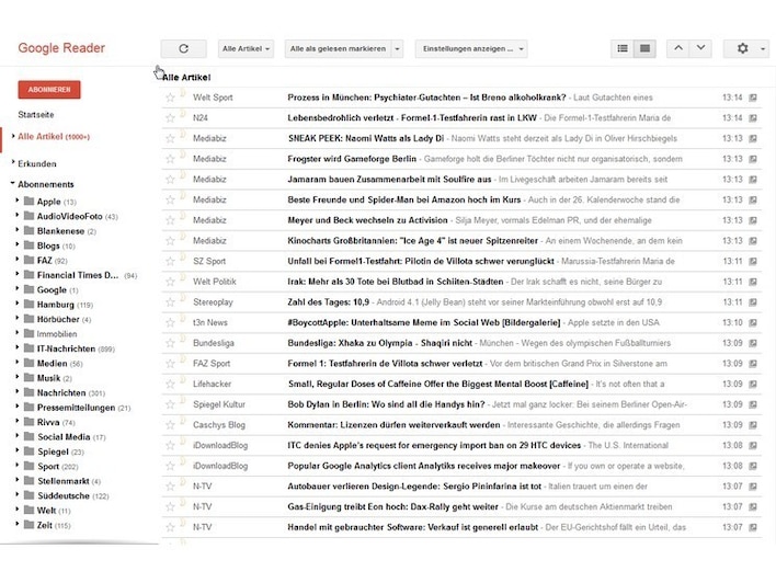 Die besten RSS-Feed-Reader für Windows, Mac, Android und iOS - COMPUTER ...