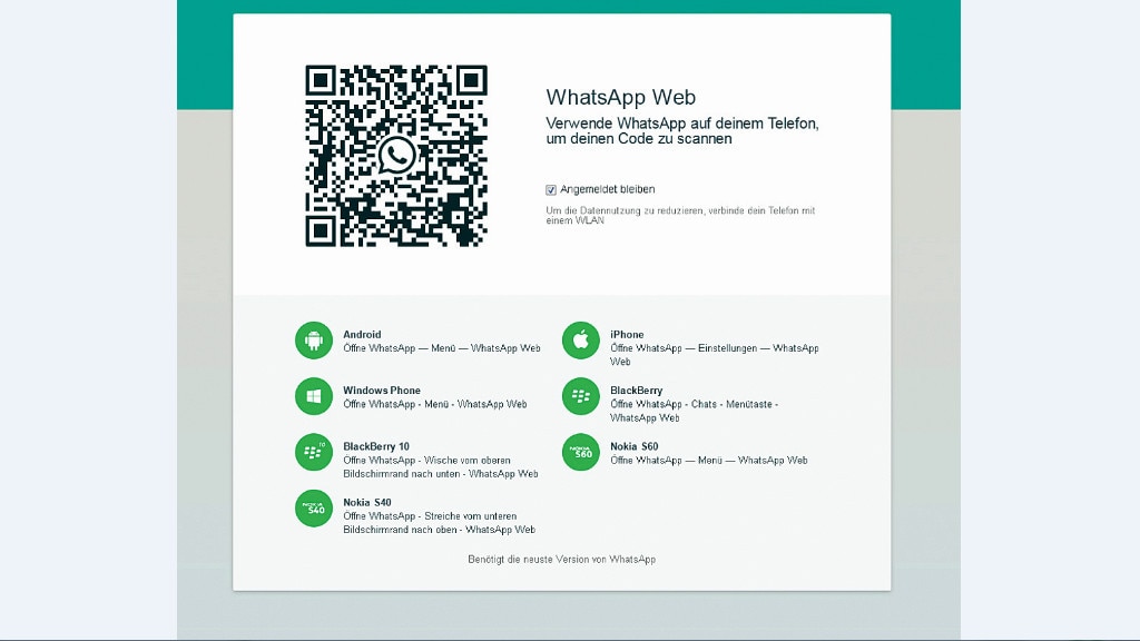 WhatsApp: Bei WhatsApp Web ausloggen