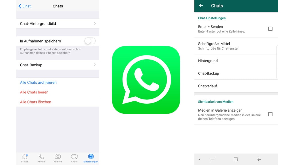 WhatsApp: Bilder nicht in Fotosammlung speichern