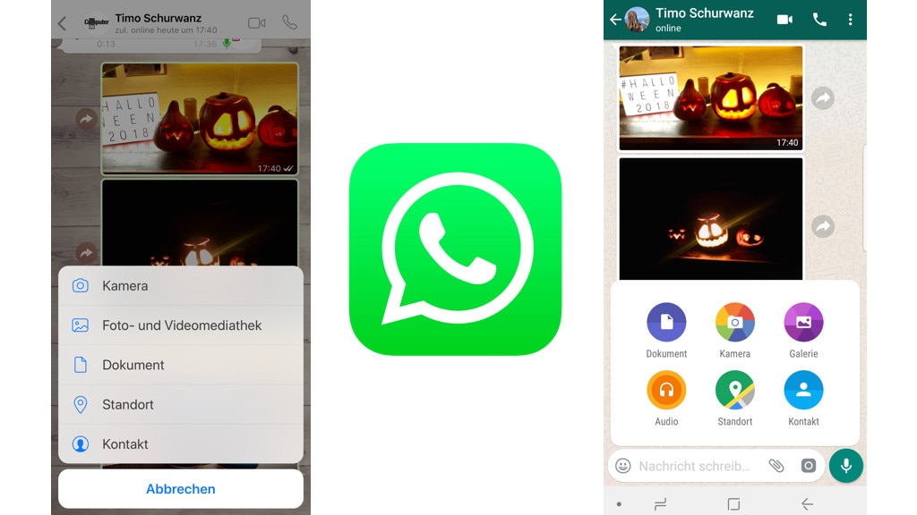 WhatsApp: Bilder verschicken