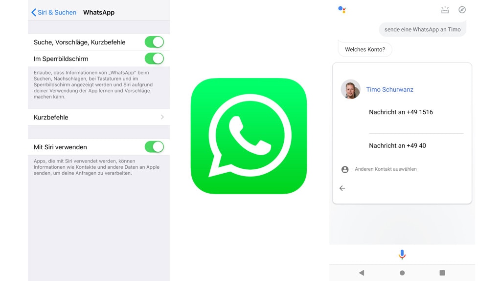 WhatsApp: Chatnachricht per Sprachbefehl diktieren