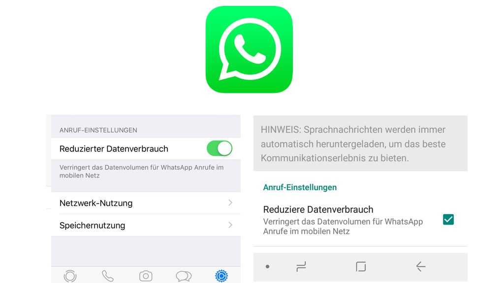 WhatsApp: Datenhunger drosseln