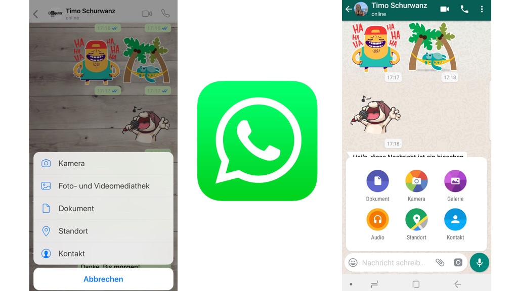 WhatsApp: Dokumente aller Art verschicken