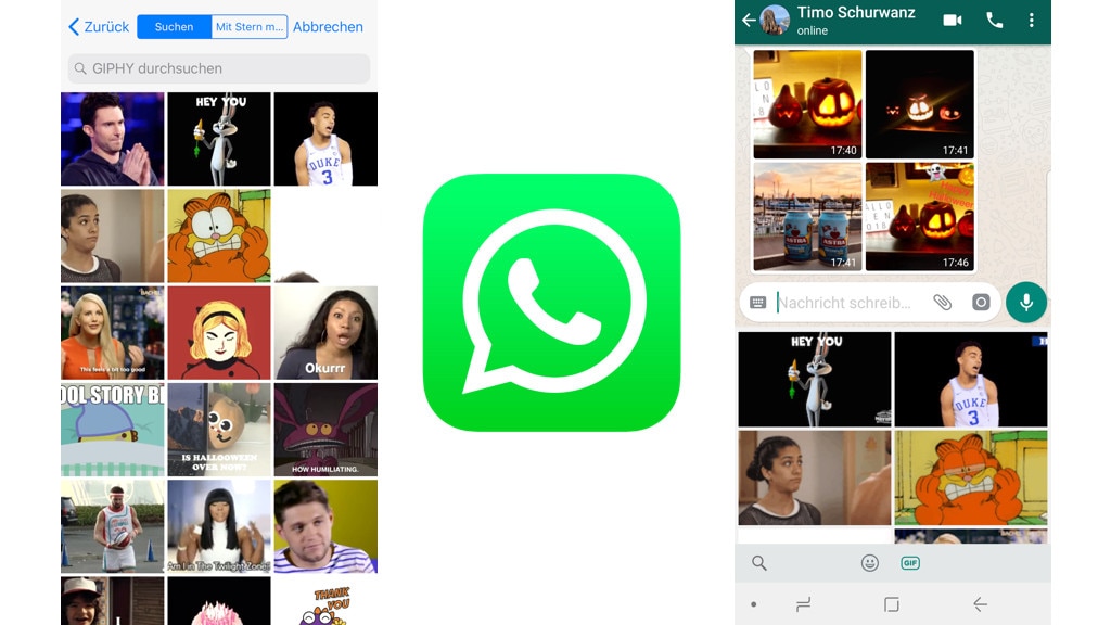 WhatsApp: GIF-Bilder verschicken