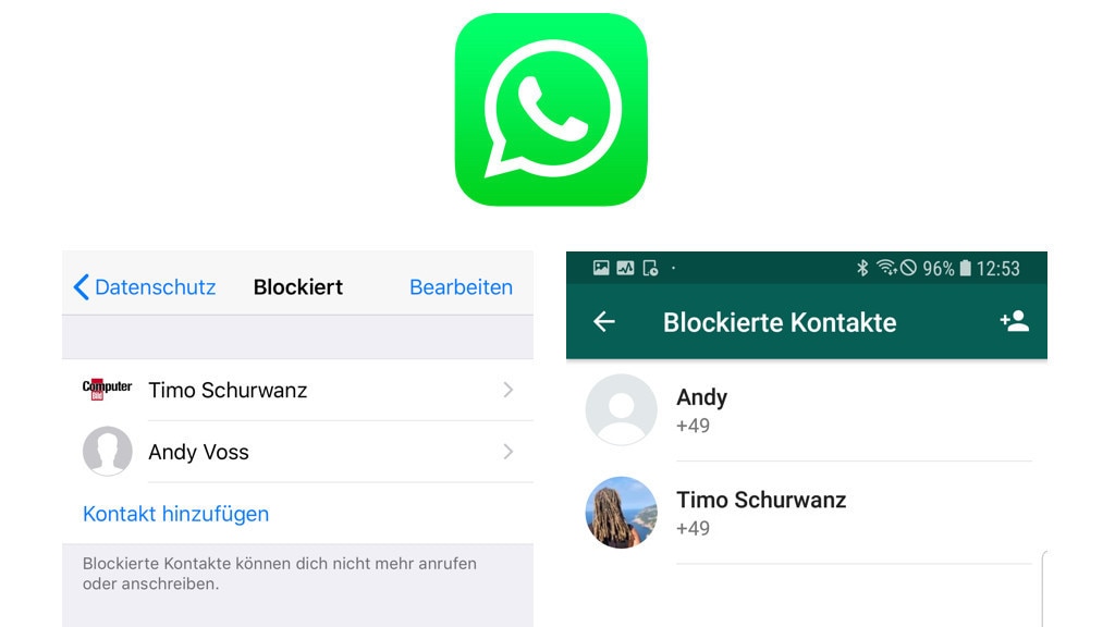 WhatsApp: Kontakte blockieren und freigeben