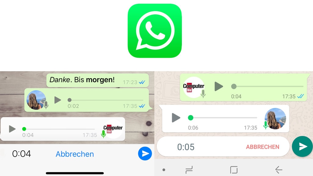 WhatsApp: Sprachnachricht verschicken