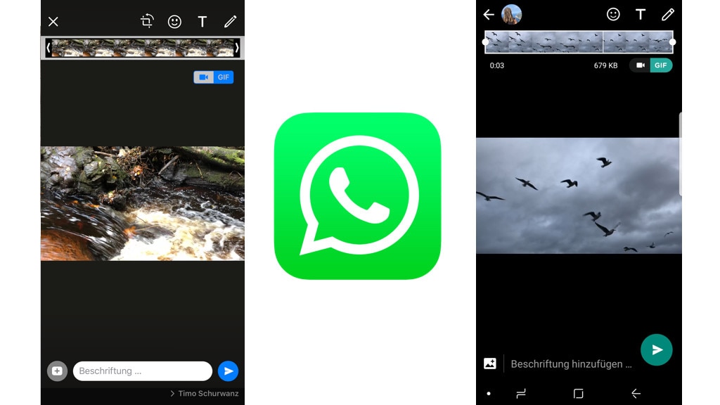 WhatsApp: Video als GIF verschicken