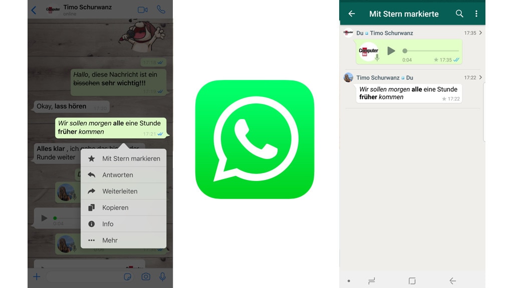 WhatsApp: Wichtiges markieren