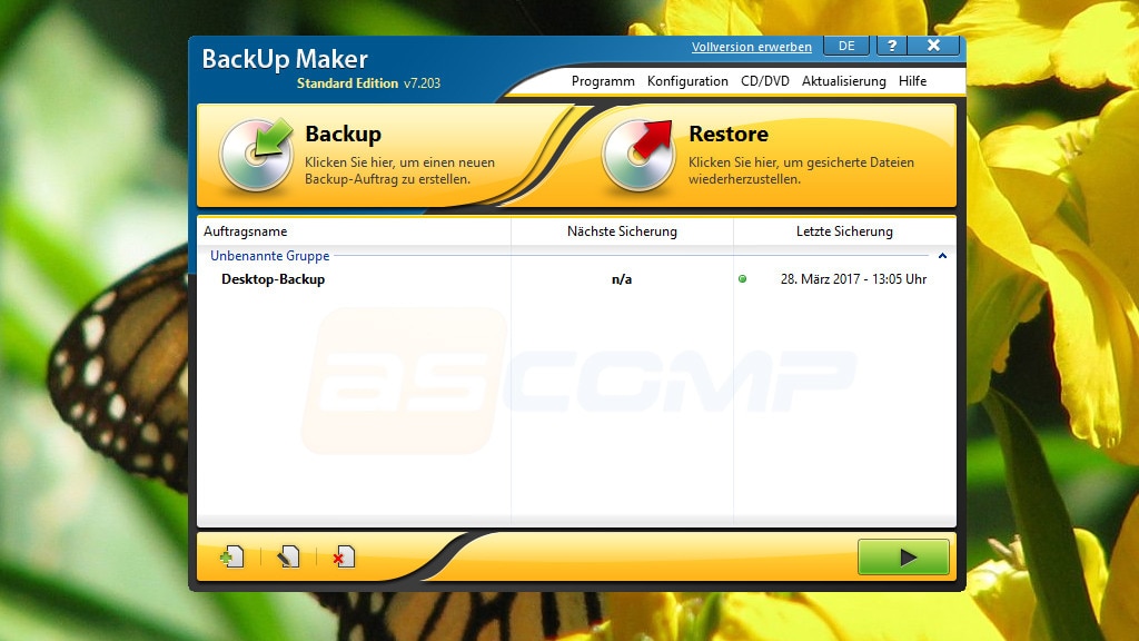 Dateien sichern: BackUp Maker