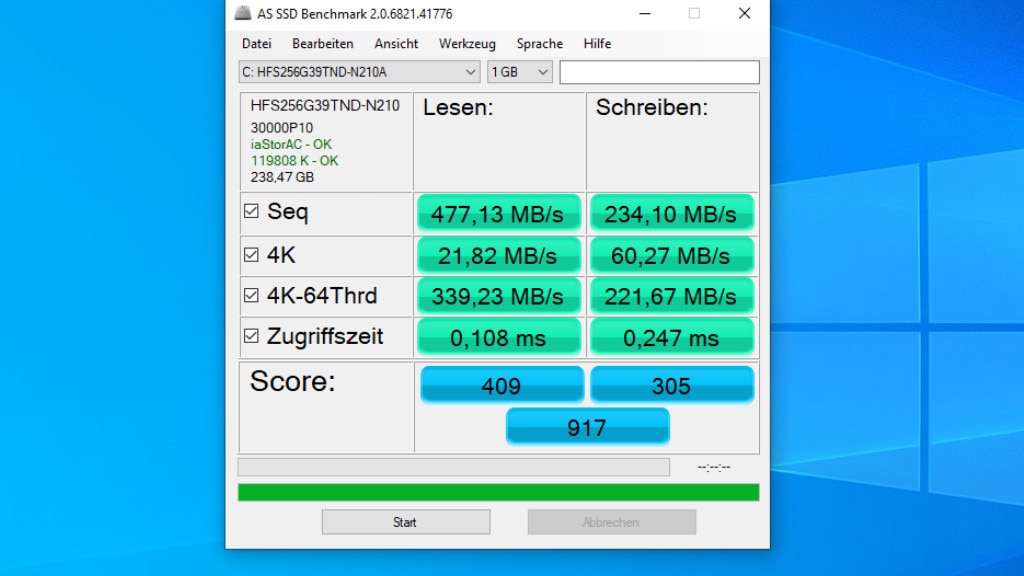 AS SSD Benchmark: Laufwerktempo messen AS SSD Benchmark: Laufwerktempo messen