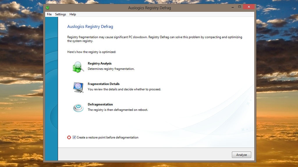 Auslogics Registry Defrag: Registrierungs-Datenbank optimieren Auslogics Registry Defrag: Registrierungs-Datenbank optimieren