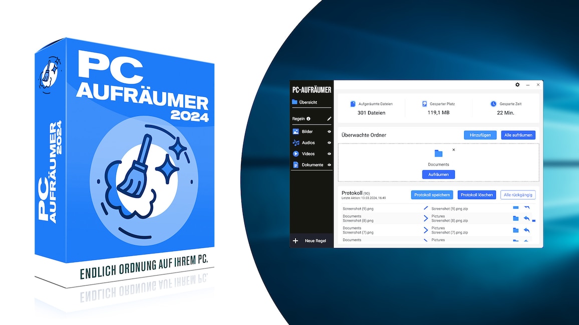 PC-Aufräumer (COMPUTER BILD-Edition): Dateien wegsortieren