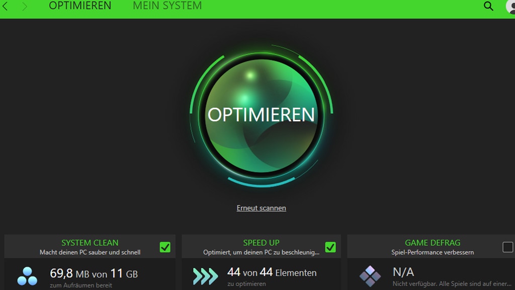 Razer Cortex: Game Booster: Spiele beschleunigen Razer Cortex: Game Booster: Spiele beschleunigen