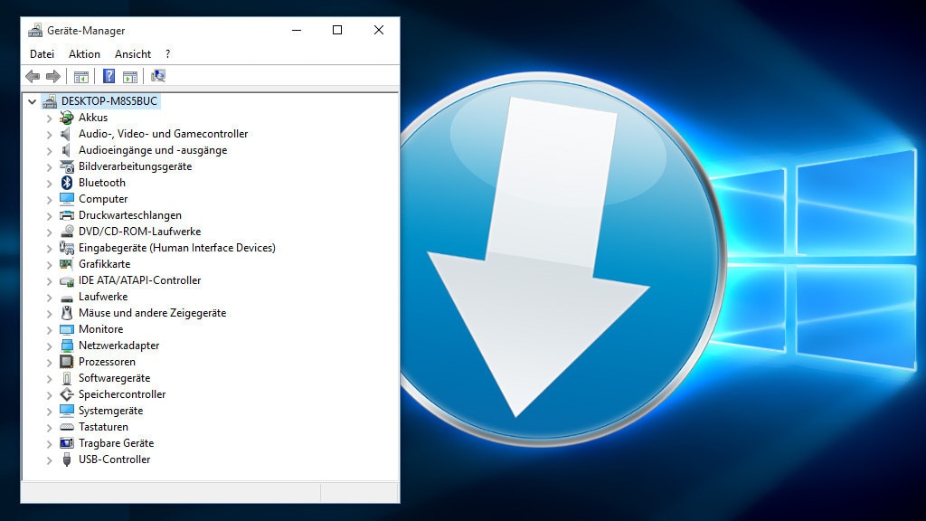 Windows-10-Treiber: Steuerungsprogramme aufspielen