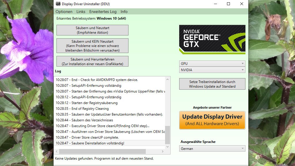 Display Driver Uninstaller (DDU): Treiber deinstallieren Display Driver Uninstaller (DDU): Treiber deinstallieren