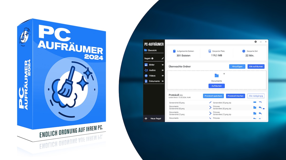 PC-Aufräumer (COMPUTER BILD-Edition): Dateien sortieren
