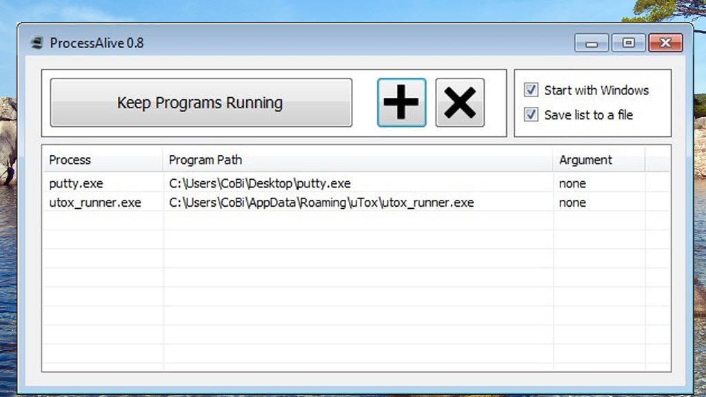 ProcessAlive: Programme neu aufrufen ProcessAlive: Programme neu aufrufen