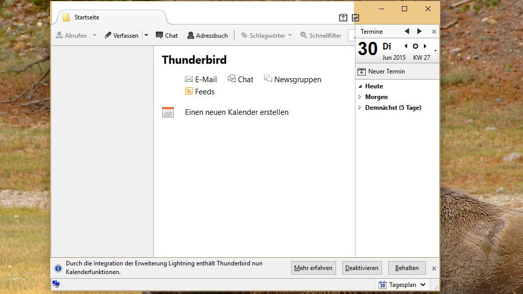 Thunderbird: Mails mehrerer Webkonten abholen