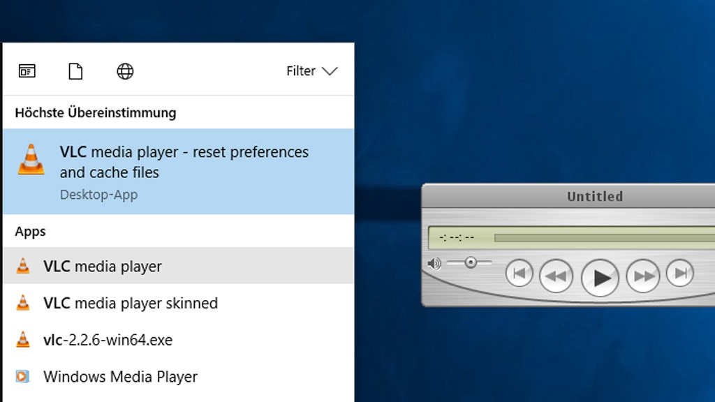 Alternative: VLC Media Player mit SkinPack