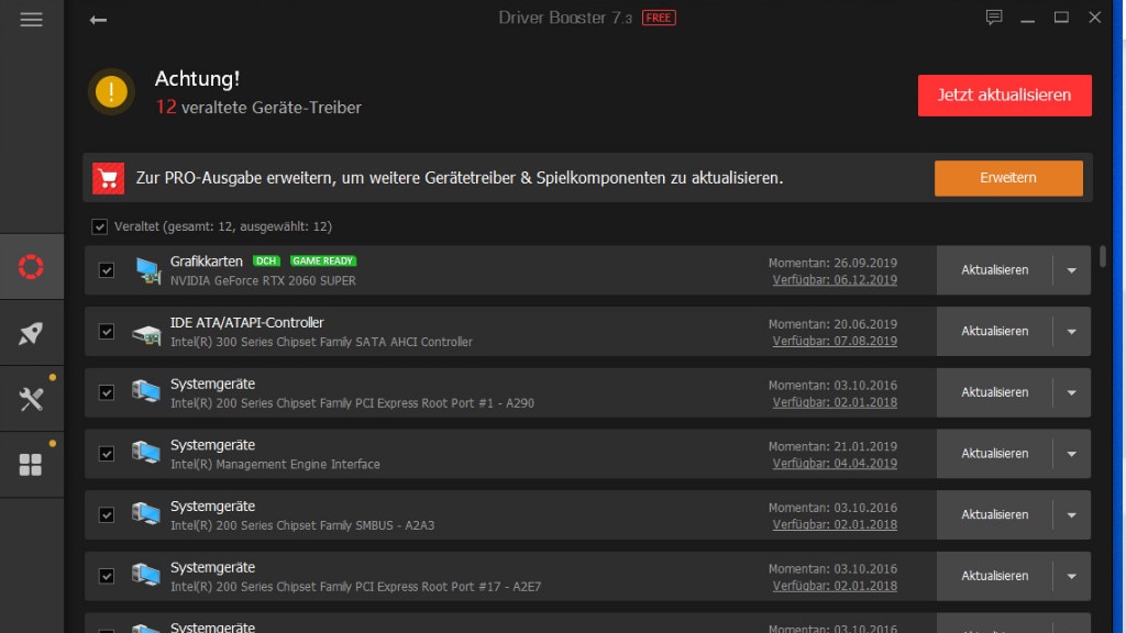 Driver Booster Free: Treiber aktualisieren Driver Booster Free: Treiber aktualisieren