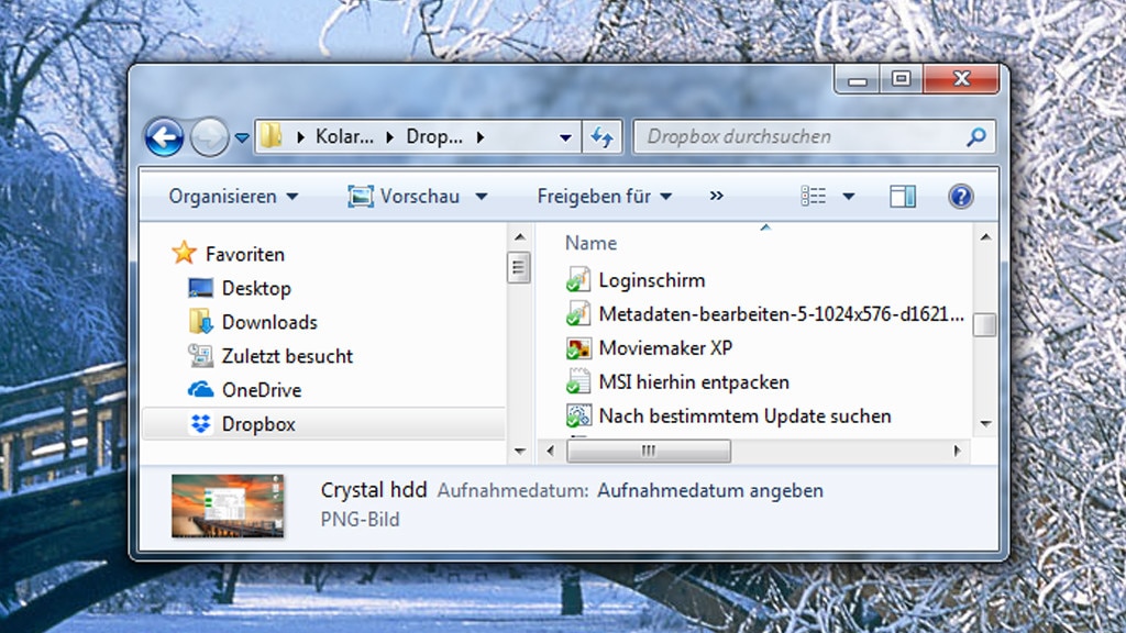 Dropbox: Dateien synchron halten