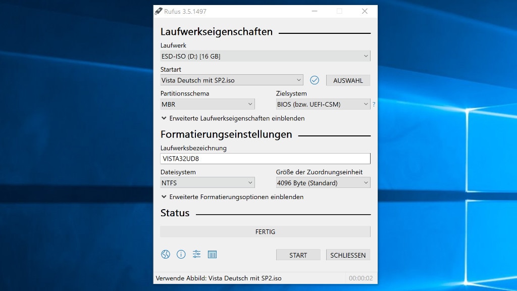 Rufus: Windows vom USB-Stick installieren Rufus: Windows vom USB-Stick installieren